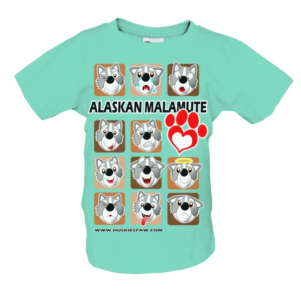Tričko s potiskem Malamuti kukuče -dětské