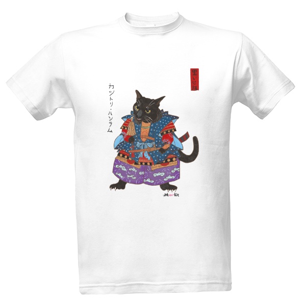 Black cat japanese shogun Catori Handsome