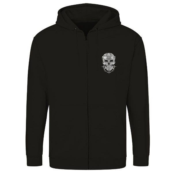 Men's zip sweatshirt  s potiskem Devil Skull