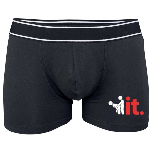 Boxerky Kariban s potiskem Fuck it