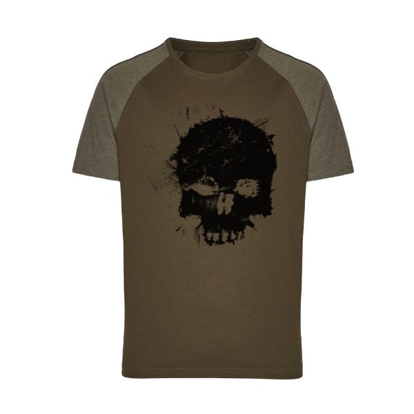 Tričko s potiskem Grunge Skull