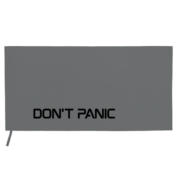 Microbifre sports towel  s potiskem Nový produktTowel DON'T PANIC