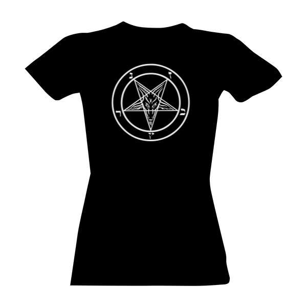 Tričko s potiskem Occult Baphomet - Hail Satan