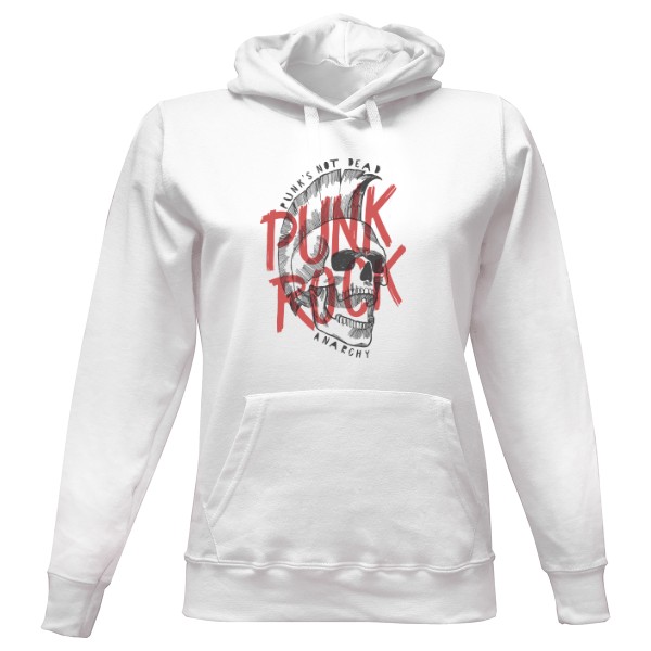 Ladies' hoodie s potiskem Punk Rock