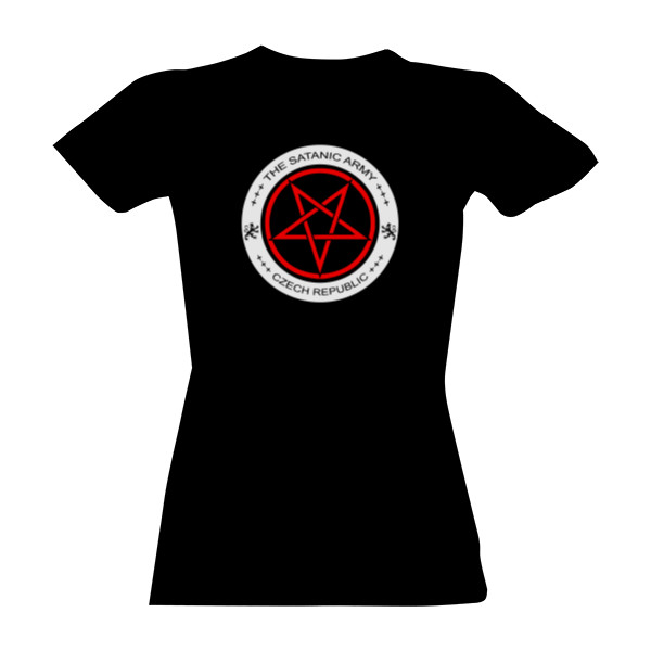 Tričko s potiskem Satanic Army