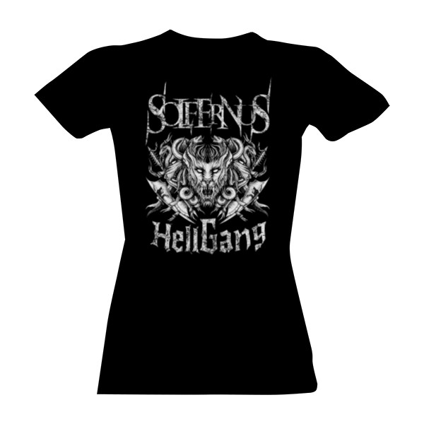 Tričko s potlačou Solfernus - HellGang - bílý motiv