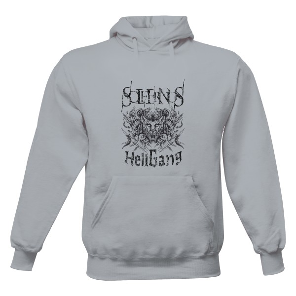 Men's hoodie s potiskem Solfernus - HellGang - black motif