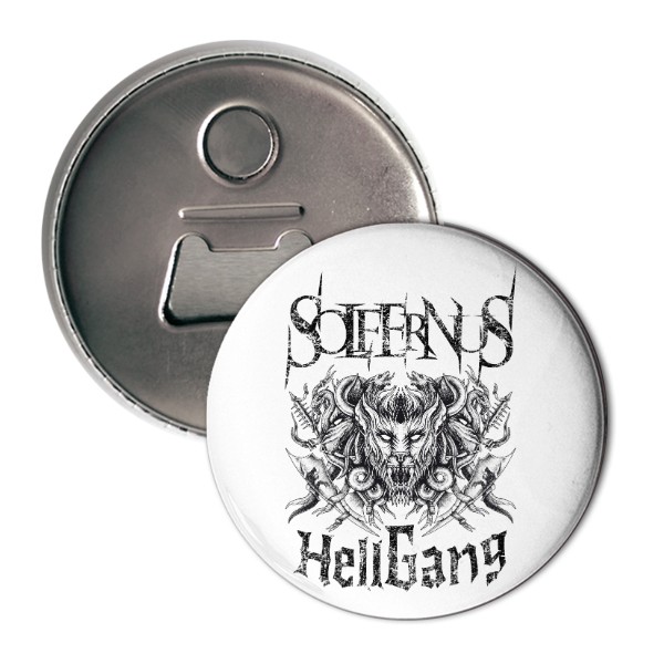 Otvírák s potiskem Solfernus - HellGang - černý motiv