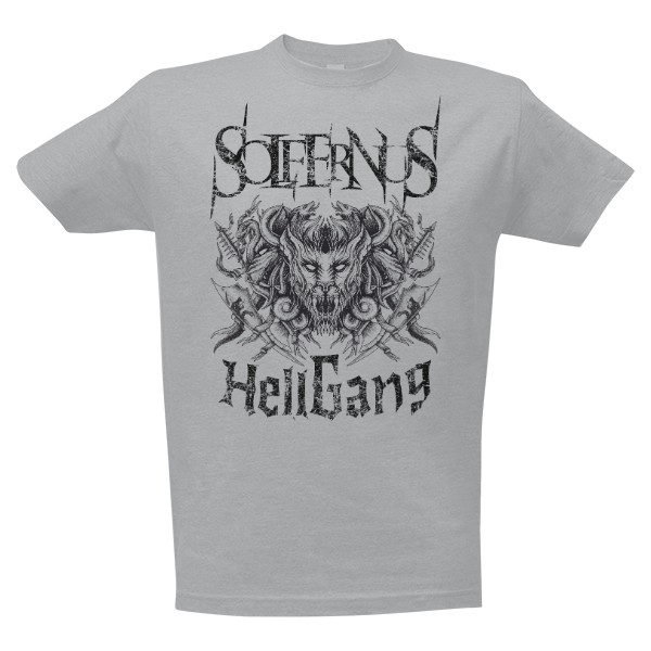 Tričko s potiskem Solfernus - HellGang - černý motiv