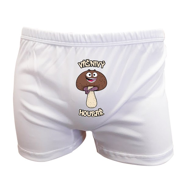 Trenírky s potlačou Vášnivý houbař