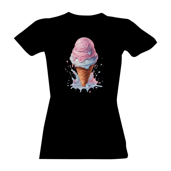 Tričko s potlačou zmrzlina v kornútku